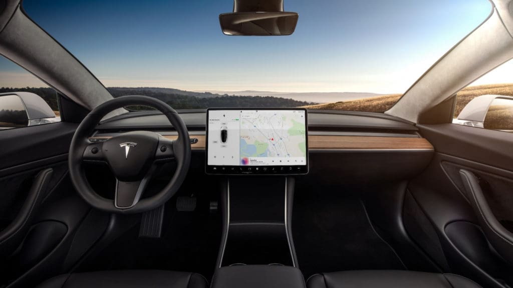 Model 3 interior