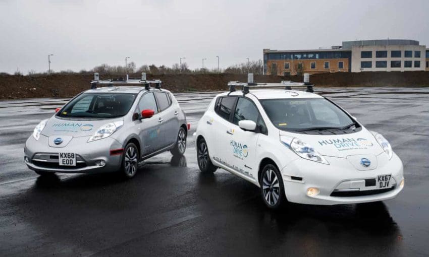 Nissan Leaf breaks UK record for longest self-driving car journey