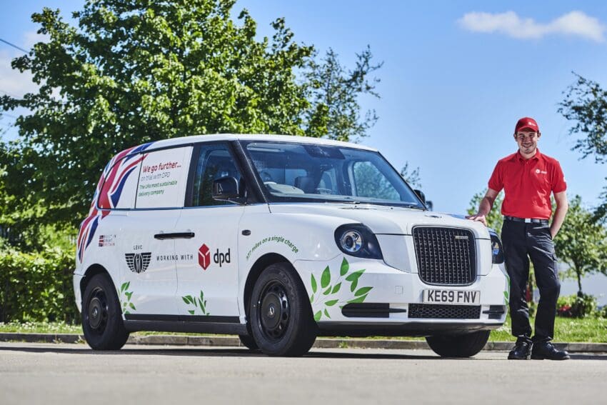 LEVC begins fleet trials of new electric van with DPD