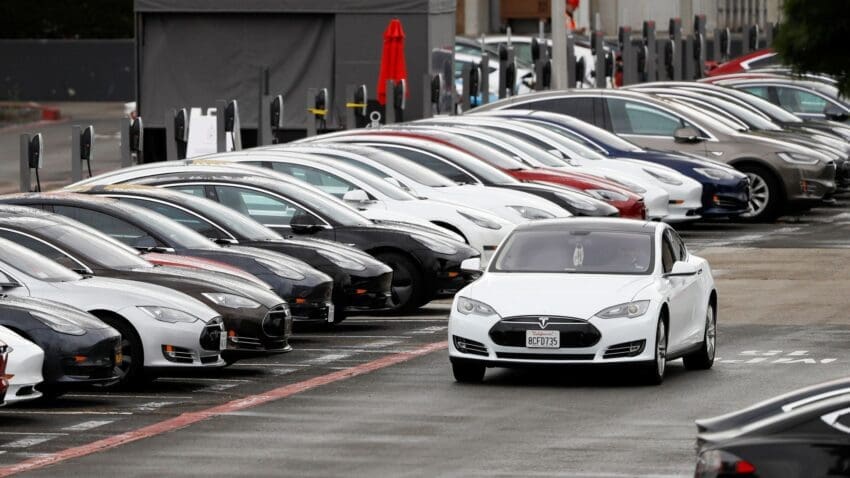 Tesla posts first profit after stellar year for electric car maker