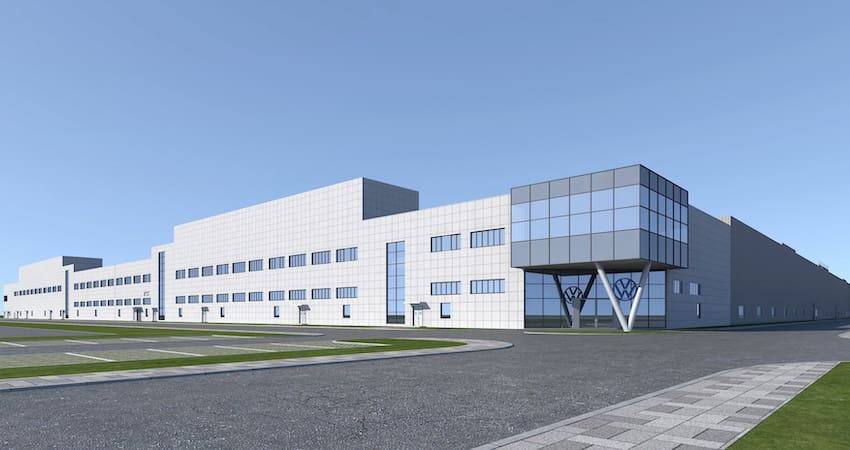 Volkswagen begins construction of new electric car plant in China