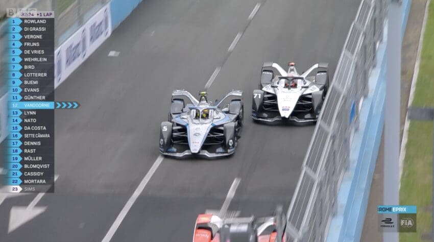 Vergne comes out on top in chaotic Rome E-Prix