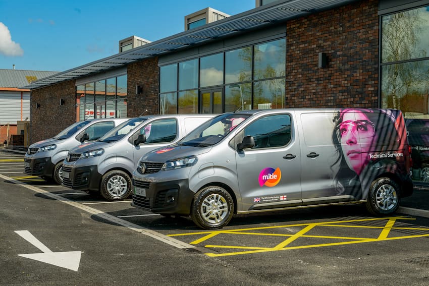 Vauxhall supplies Mitie with fleet of 655 new all-electric Vivaro-e vans