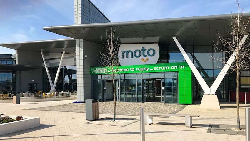Moto reveals plans for ultra-rapid charging station at Rugby Services
