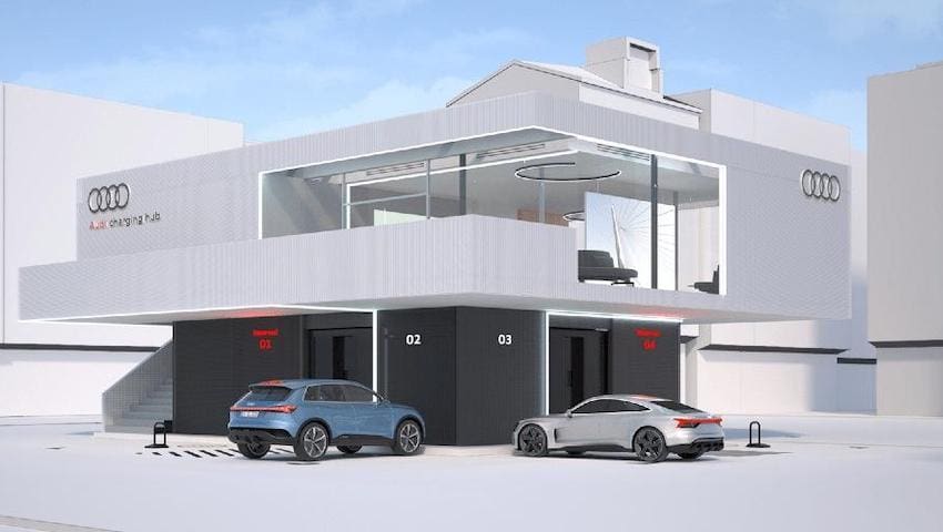 audi concept charging hub