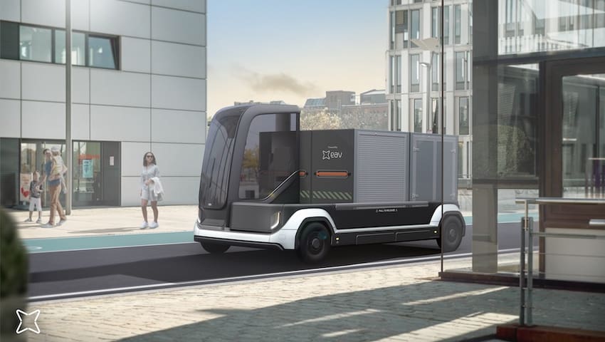 EAV LINC mid-mile van