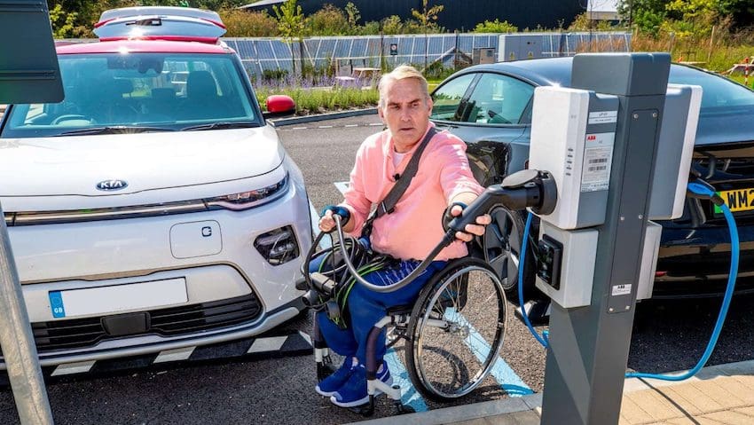 Motability Designability EV public charging