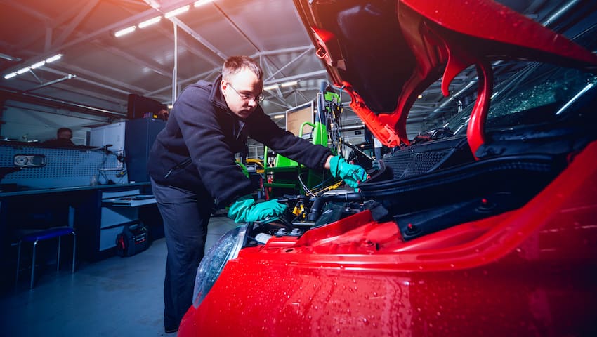electric car technician
