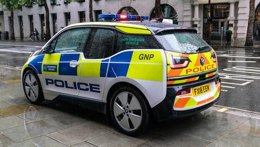 bmw i3 London Metropolitan Police EV