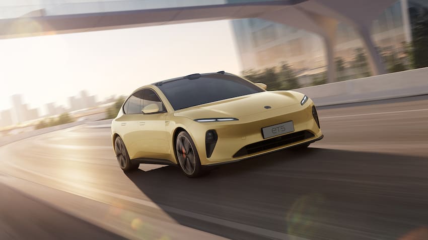 NIO shares images of ET5 saloon which boasts 600-mile range
