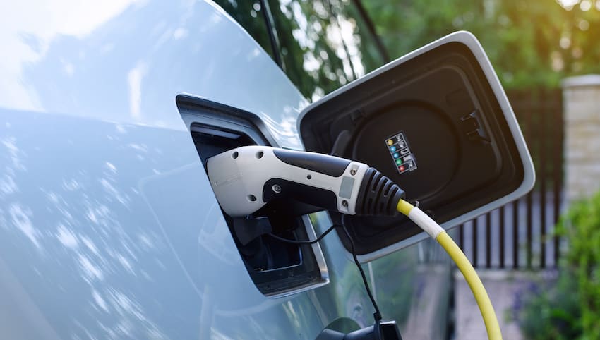 electric car charging at home
