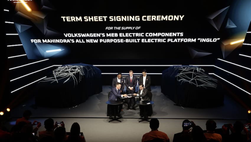 Mahindra and Volkswagen Explore Strategic Alliance to Accelerate
