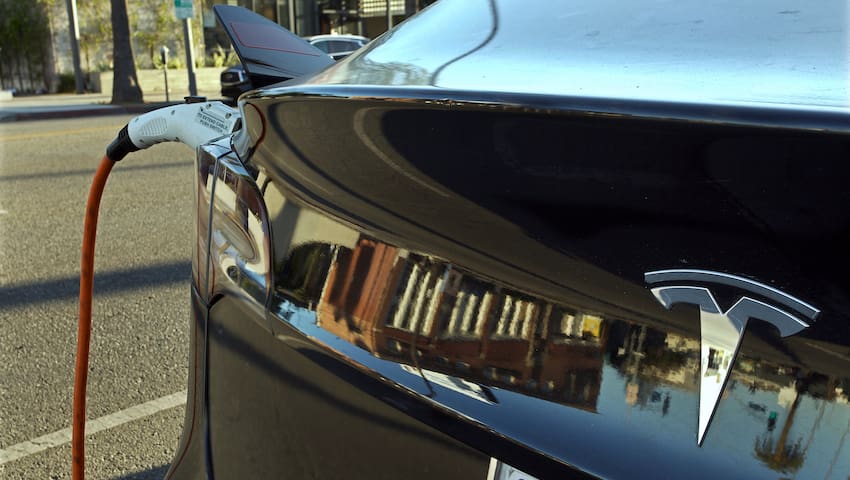 Tesla Model X charging