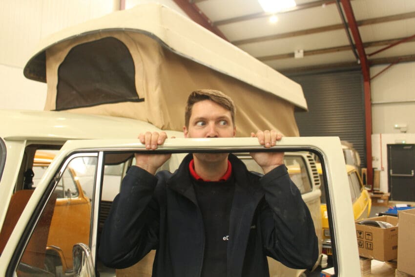 Kitting it out:  Kit Lacy, founder of EV conversion specialists eDubs Services