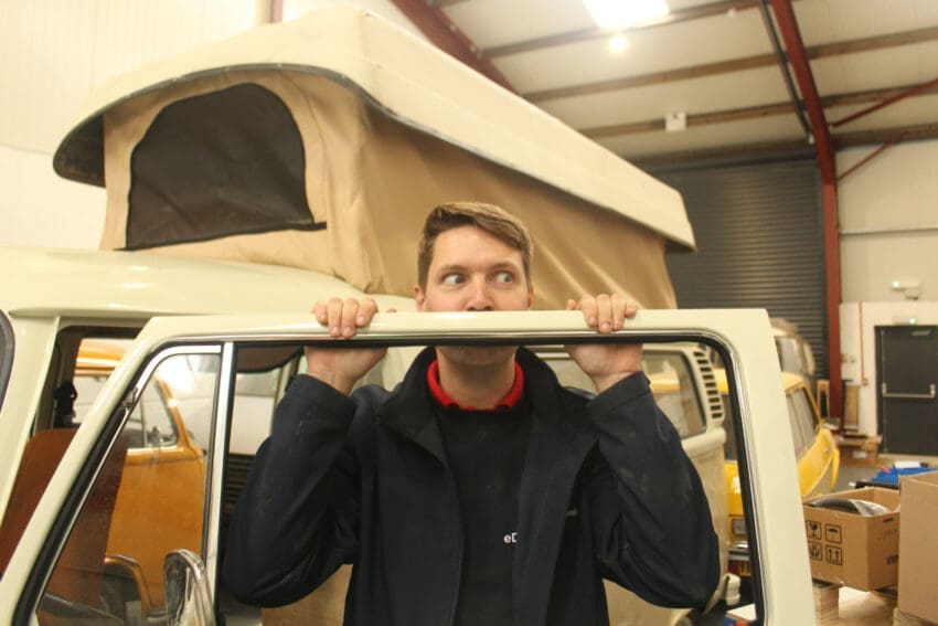 Kitting it out:  Kit Lacy, founder of EV conversion specialists eDubs Services