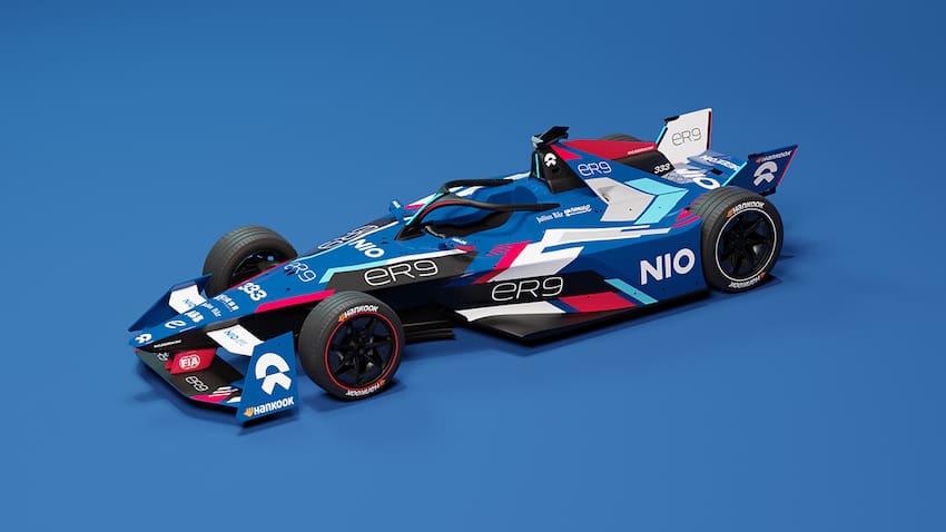 NIO 333 Racing Formula E Team reveals new design for Season 9