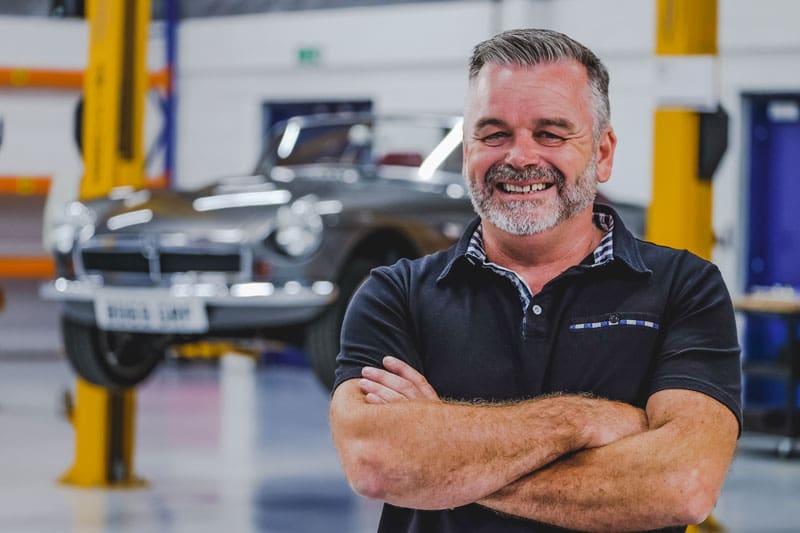 RBW EV Classic Cars MD Peter Swain