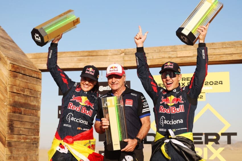 ACCIONA | SAINZ XE Team Claims First Victory of Season 4 in Desert X Prix Round 2