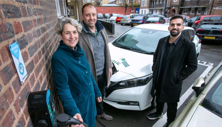 Hackney installs first of 2,500 new public chargers