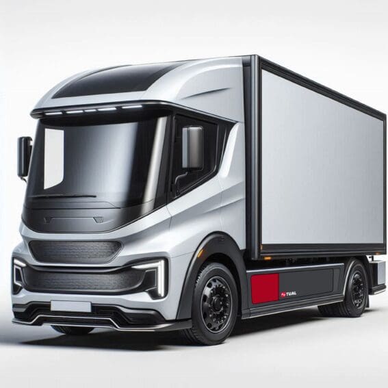 TUAL reveals swappable powerbank for electric HGVs