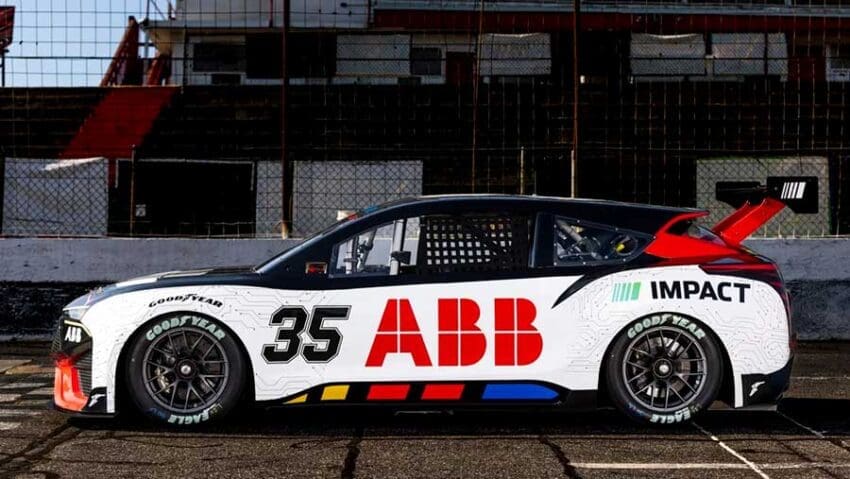 First EV Nascar prototype points to the racing series electric future