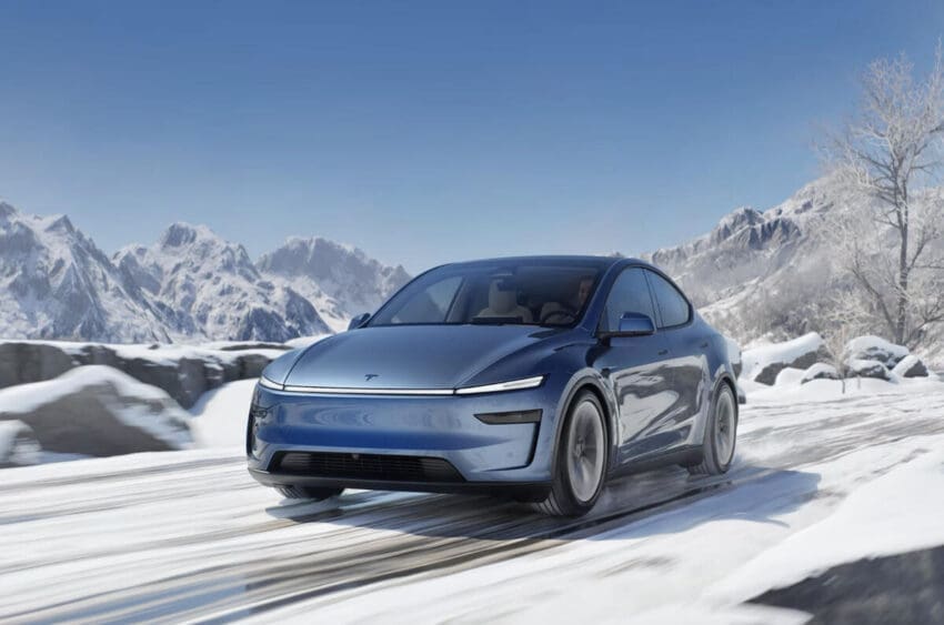 2025 Tesla Model Y unveiled with new front end and almost 450 miles of range