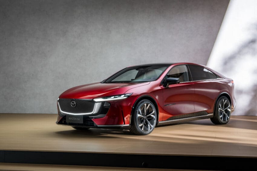 Mazda6e revealed as brand’s all-electric rival to Tesla Model 3