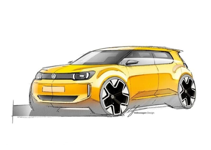 VW ID.Every1 sketches preview the new electric Up