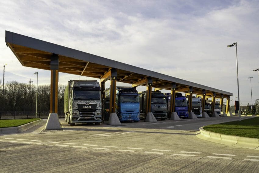 Milence opens its first UK eHGV charging hub