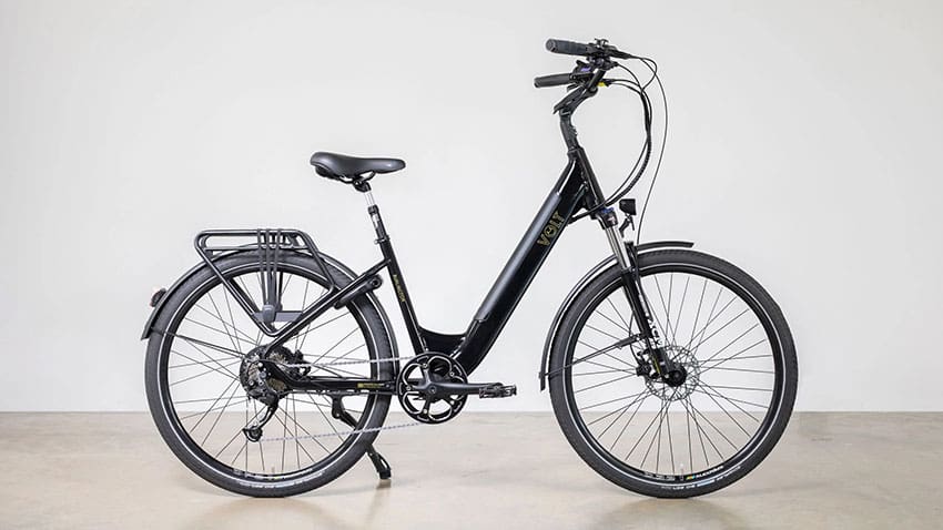 The Volt Burlington, priced at £2,199, is one of the best Dutch-style e-bikes for urban riders, offering a blend of style, practicality, and comfort.
