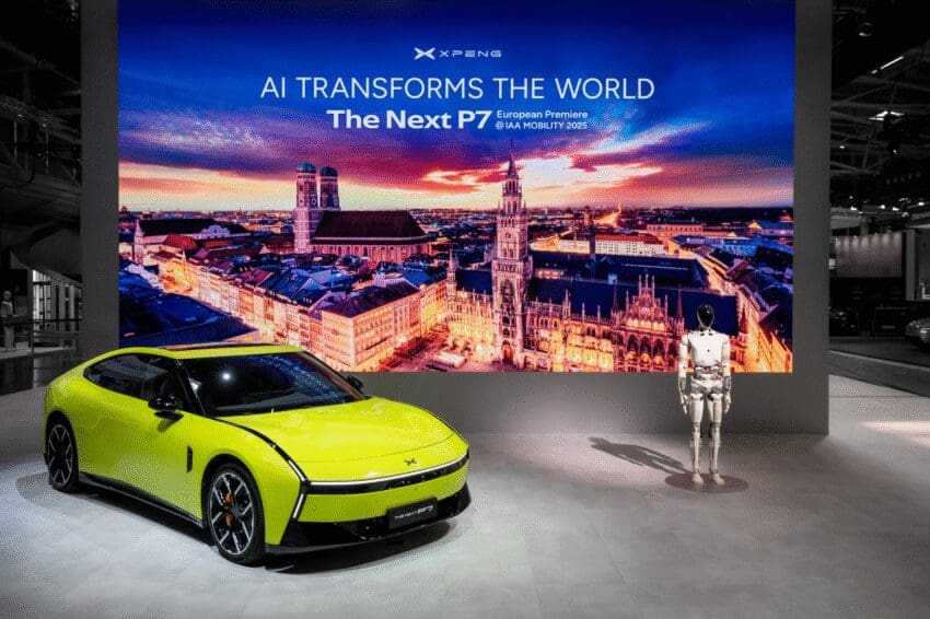 Xpeng launches record-breaking P7+ sports saloon at 2025 Munich motor show