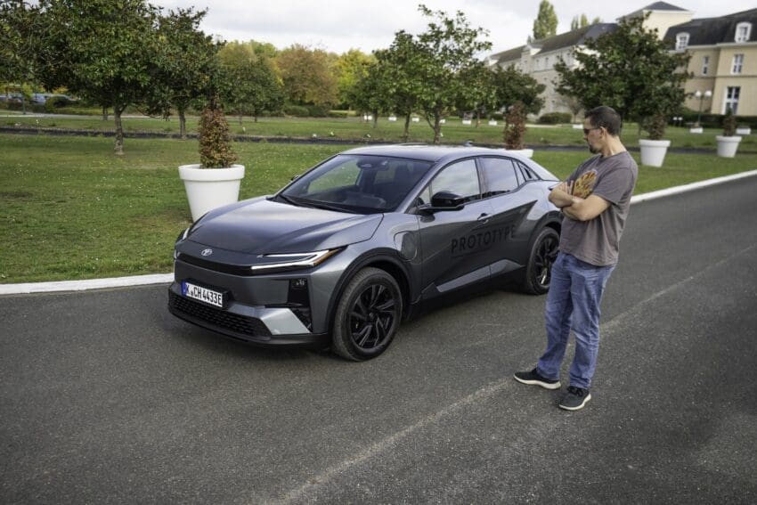 Toyota C-HR+ prototype drive