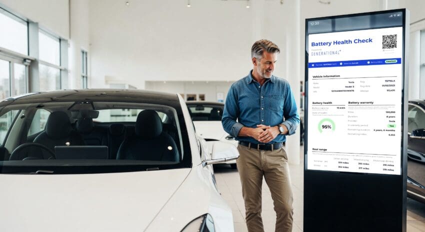 Used EVs sell a week quicker with battery health check