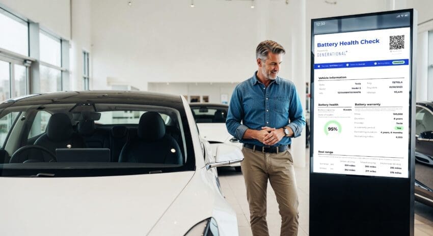 Used EVs sell a week quicker with battery health check