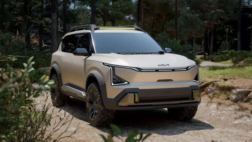 The Kia EV5 WKNDR is a rough ‘n ready off-roader that sadly remains a concept for now
