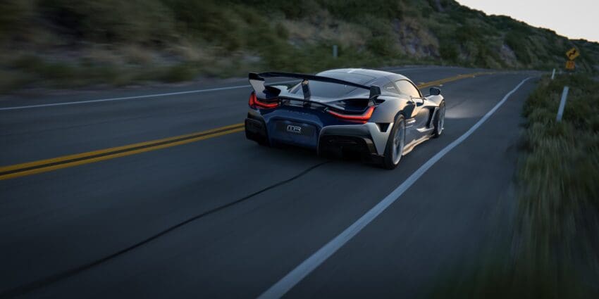 Rimac Nevera R Founder's Edition rear view