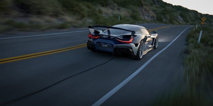Rimac Nevera R Founder's Edition rear view