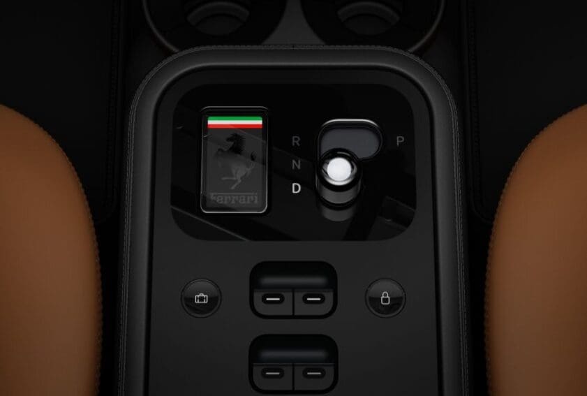 Ferrari Luce EV centre console