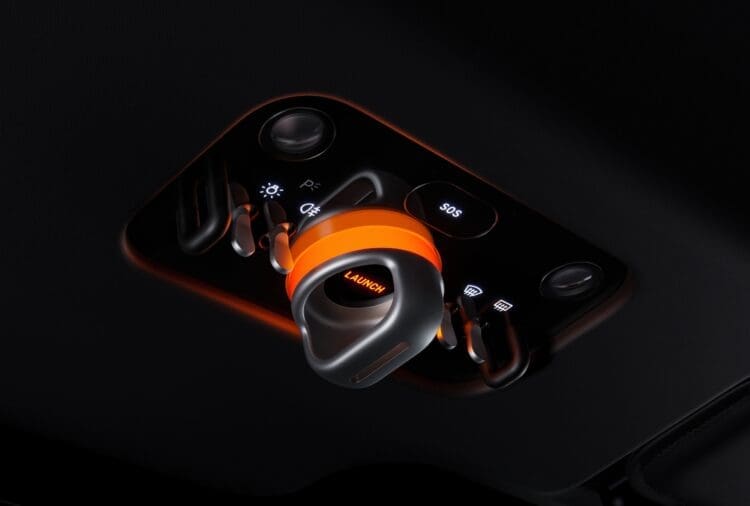 Ferrari Luce EV launch control