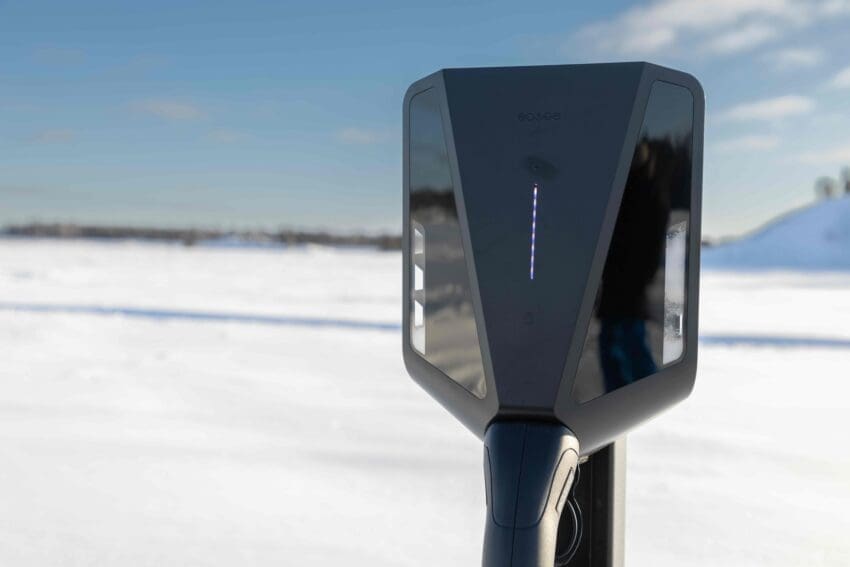 Subaru Easee charge point in the Arctic