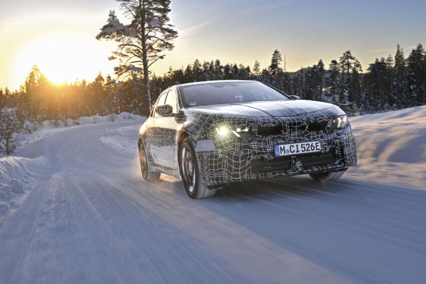 2026 BMW i3 pictured in final winter testing