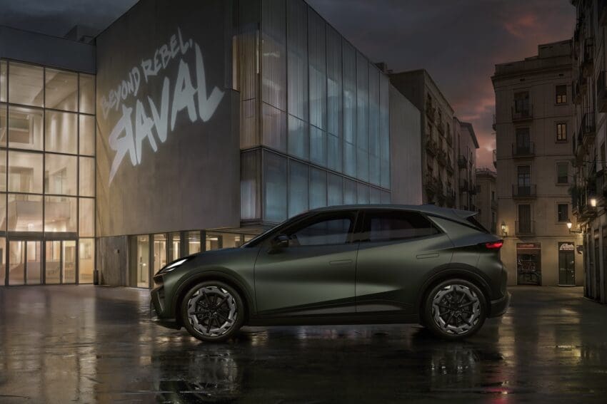 Cupra Raval profile design