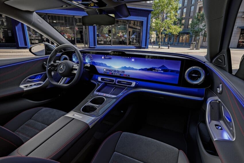 New Mercedes C-Class EV interior dwarfs Blackpool Illuminations with huge 39.1 touchscreen