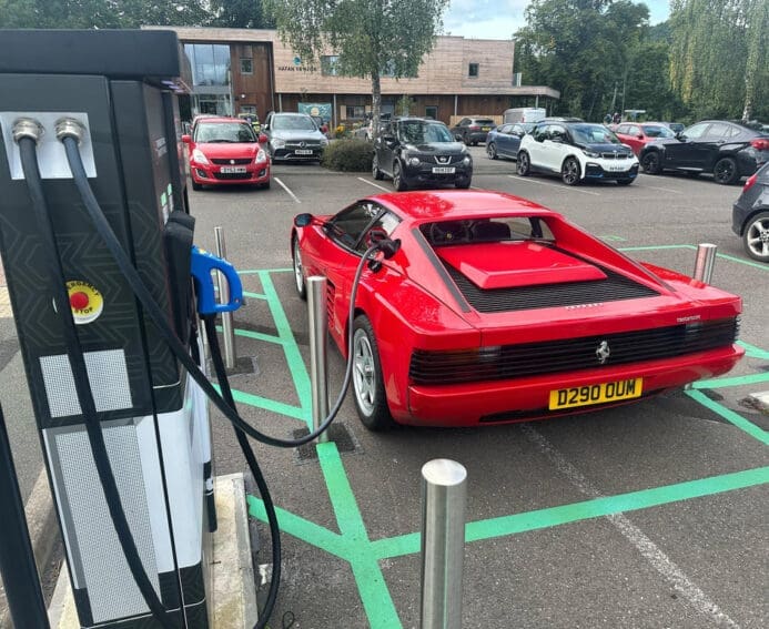 Electric Classic Cars Ferrari Teslarossa conversion