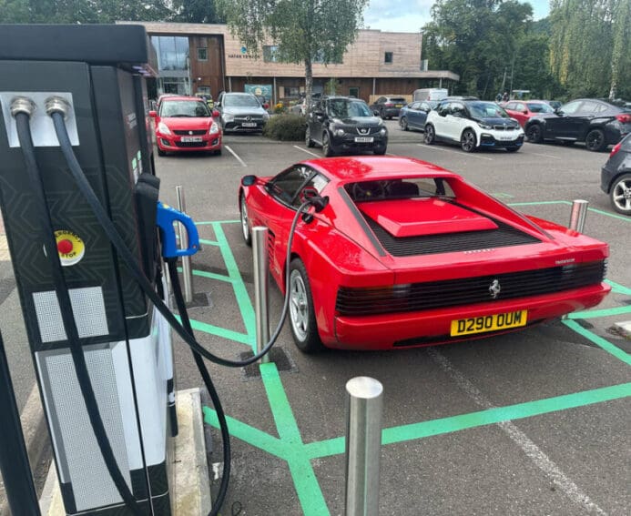 Electric Classic Cars Ferrari Teslarossa conversion
