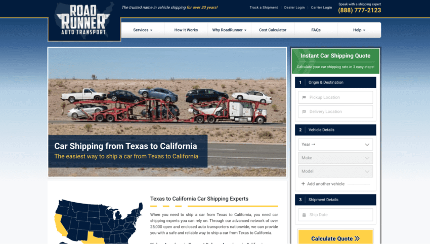 Texas to California Auto Transport: A Realistic Guide for the I-10 Corridor