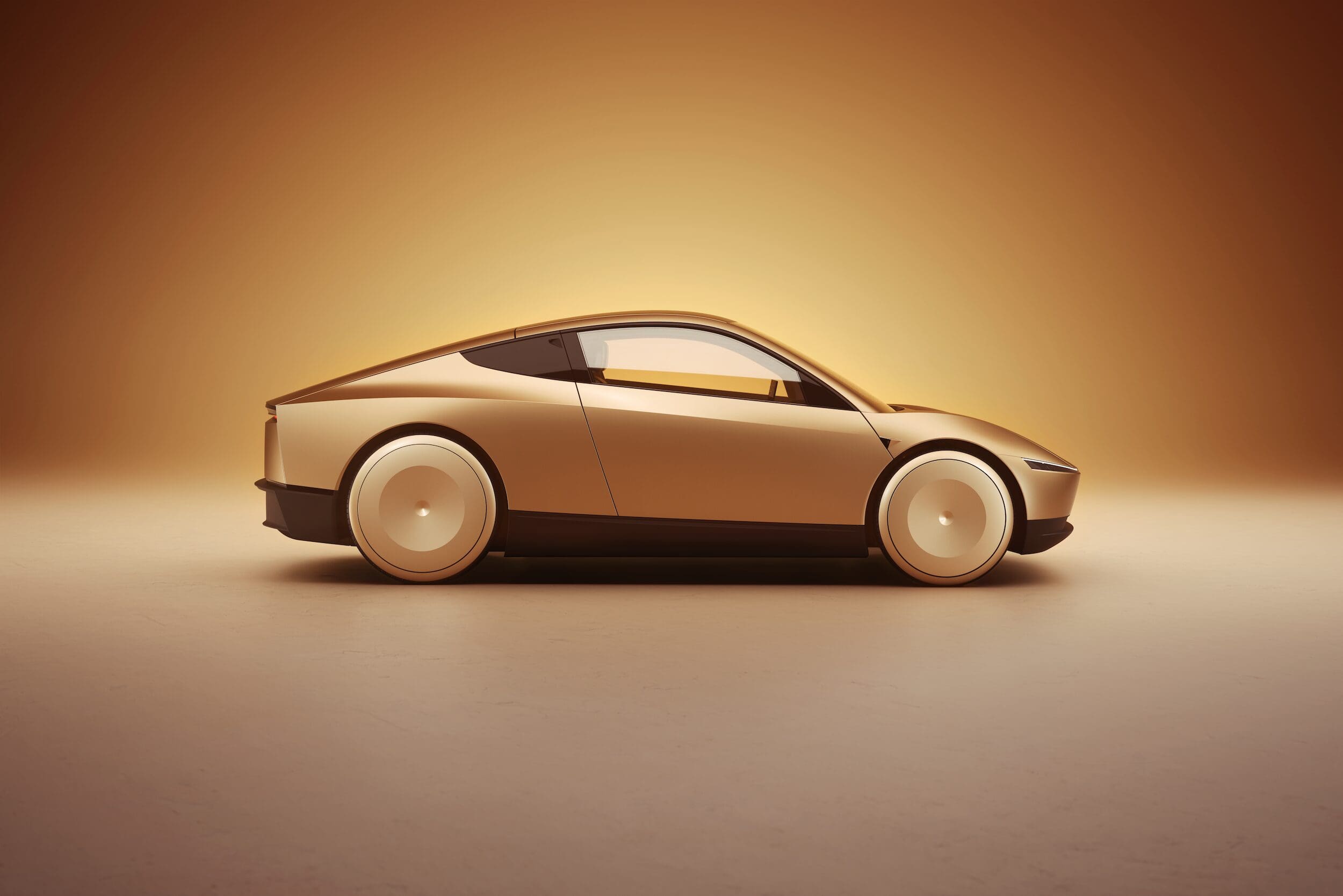 Tesla Cybercab profile