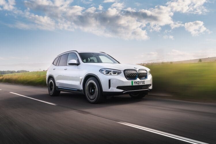 Used BMW iX3 front end 3:4 dynamic