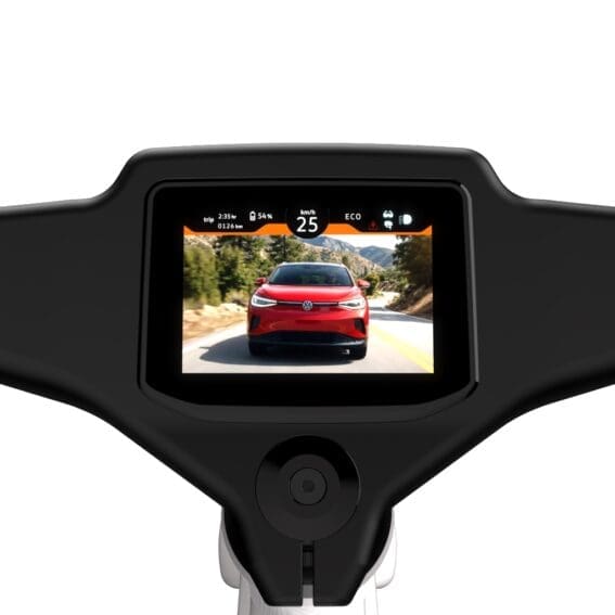 VW smart ebike REAR VIEW DISPLAY static