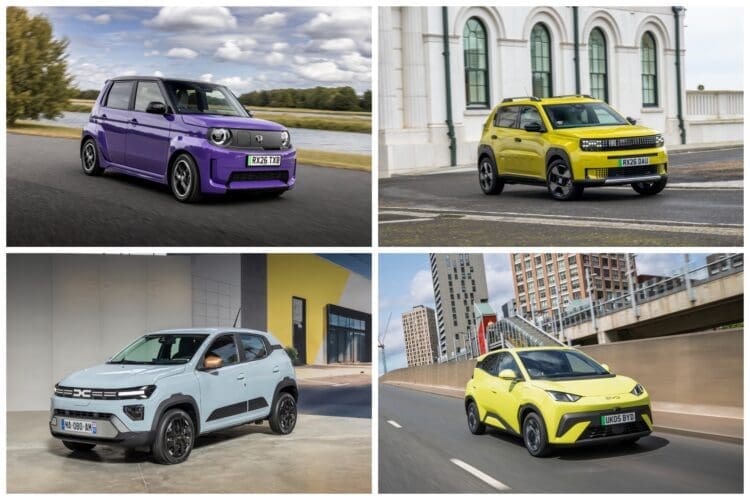 Cheapest EVs 2026 header image
